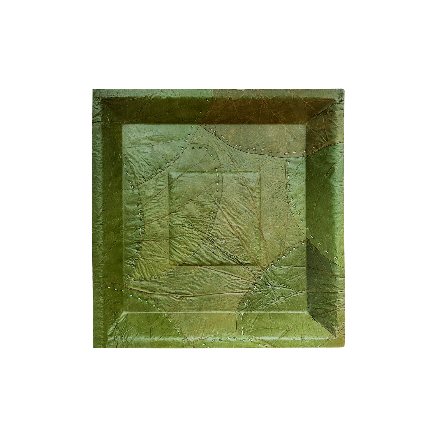 Image#1#yastugreen-sal-leaf-plate--eco-friendly-disposable-11Inch-biodegradable-dinnerware-patrawali-event-1