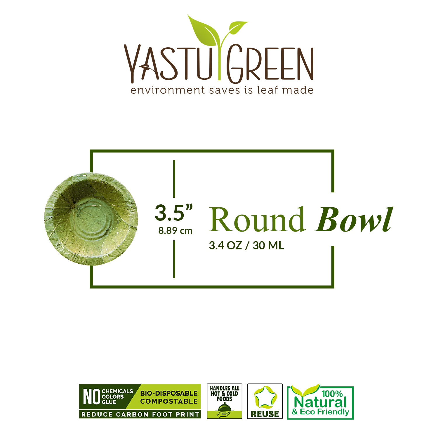 Image#2#yastugreen-sal-leaf-patrala-patrawali-bowl-plate-eco-friendly-disposable-3.5Inch-biodegradable-2