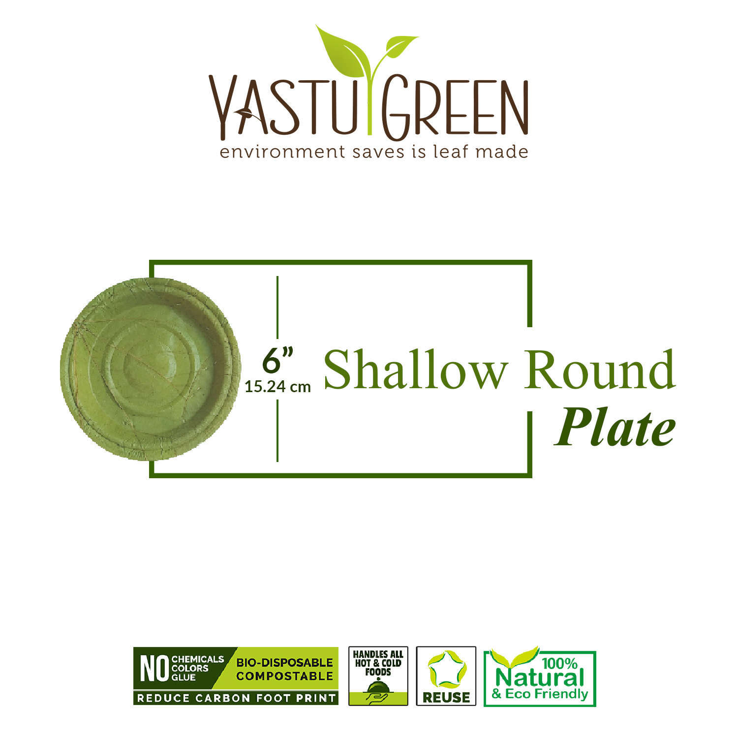 Image#2#yastugreen-sal-leaf-patrali-plate-bowl-eco-friendly-disposable-6Inch-biodegradable-pack-50-2