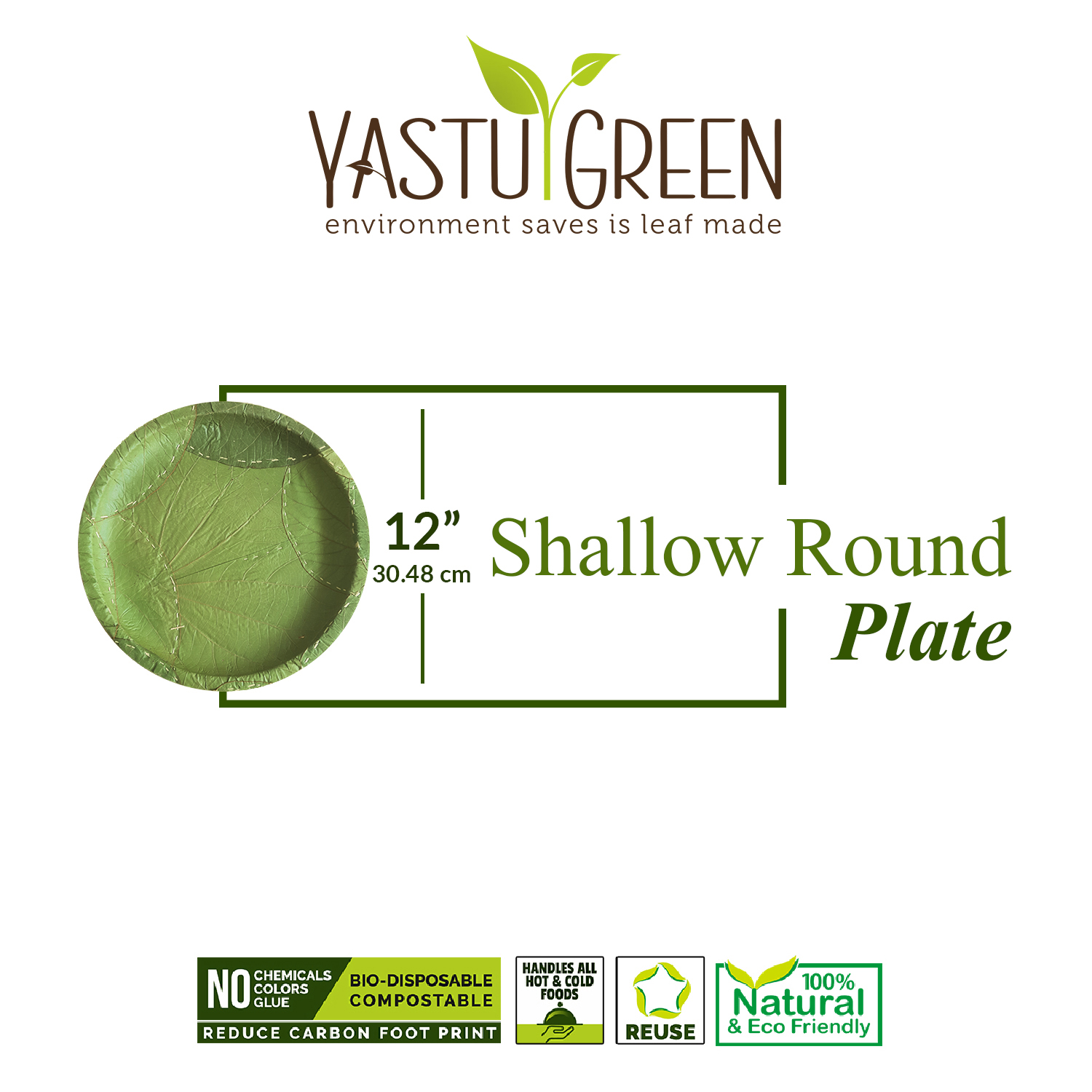 Image#2#yastugreen-sal-leaf-plate--eco-friendly-disposable-9Inch-biodegradable-dinnerware-patrawali-event-1